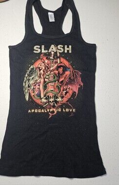 Slash Apocalyptic Love Graphic Tank Top - Black Womans Small